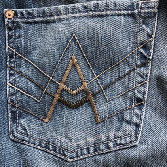 7 For All Mankind A Pocket Straight Leg Button Fly Jeans Size 29 - Picture 7 of 11